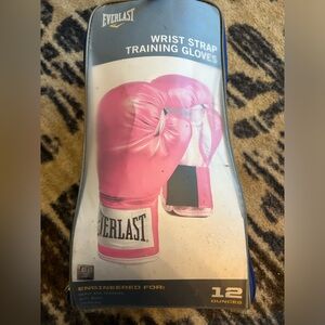 Pink boxing gloves